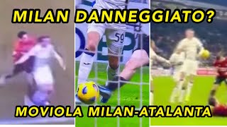 Moviola MilanAtalanta manca un rigore al Milan Cè quello per fallo di Jimenez [upl. by Brosy]