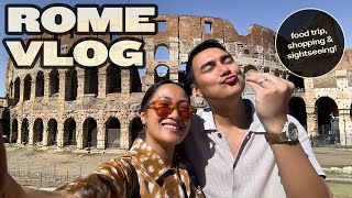 Rome Vlog Food Trip Shopping Sight Seeing  Laureen Uy [upl. by Sitnik]