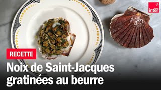 Les noix de SaintJacques  Les recettes de FrançoisRégis Gaudry [upl. by Hgiel]