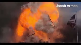 Large explosions coming from industrial plant in Fredericktown Missouri [upl. by Beaudoin]