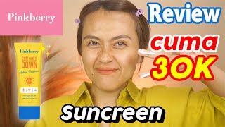 Review PINKBERRY Sun Goes Down Hybrid Sunscreen  Risa Florendo [upl. by Sedrul826]