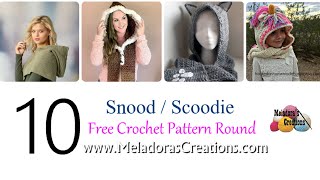 10 Free Crochet Snood And Scoodie Patterns You Need To Try [upl. by Ggerk877]