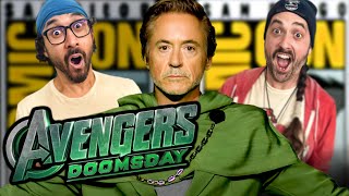 ROBERT DOWNEY JR RETURNING AS DOCTOR DOOM LIVE REACTION Marvel ComicCon 2024  Avengers Doomsday [upl. by Ahsiuqal]