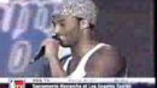 Kobe Bryant Rappin on Stage live on TV [upl. by Ateiluj282]