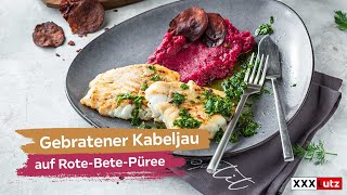 Gebratener Kabeljau auf RoteBetePüree bei XXXLutz [upl. by Nader]