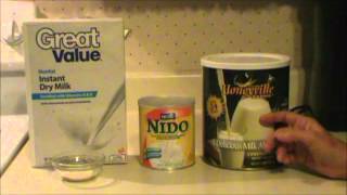 Differences in Powdered Milk [upl. by Hsihsa]