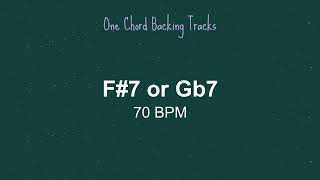 One Chord Backing Track F7 [upl. by Trinette]