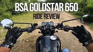 All New BSA Goldstar 650 Ride Review  Largest Single Cylinder Engine  Motorxone [upl. by Mackenzie490]