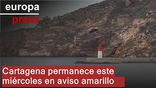 Cartagena permanece este miércoles en aviso amarillo por fenómenos costeros [upl. by Tedric]