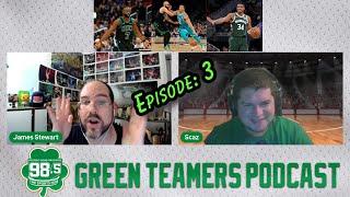 Jaylen Brown Injury Grant Williams Hard Foul amp Giannis Trade Ideas  Green Teamers Episode 3 [upl. by Reggie704]