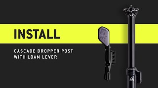 PNW Components How to Install Cascade Dropper Post with Loam Lever [upl. by Derward]