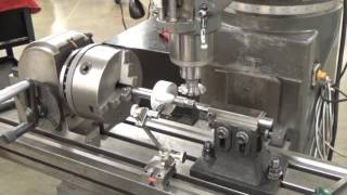 Cutting a Spur Gear using a Dividing Head [upl. by Isis]