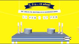 1 2 y ¡3 años de IKEA en República Dominicana [upl. by Roberta]