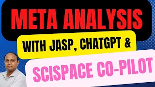 Meta Analysis Using ChatGPT JASP Software amp SciSpace CopilotEasiest Way to Do Meta Analysis [upl. by Ahsed246]