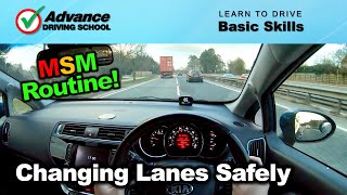 Changing Lanes Safely  Learn to drive Basic skills [upl. by Federica487]