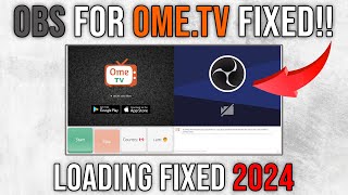 How to Fix OBS Virtual Camera Loading Error on Ome TV 2024  OBS for Ome TV Fixed [upl. by Farika263]