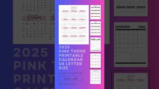 2025 Printable Calendars [upl. by Ginger]