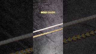 PART 1 SHINY GOLD CHAINS vs DIAMOND TENNIS CHAIN Saints Gold 14k 5mm Prism Cut St Franco shorts [upl. by Widera271]