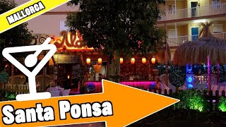 Santa Ponsa Majorca Spain Evening and nightlife [upl. by Alansen]