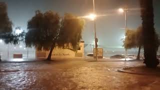 Lluvia intensa en Torrevieja e inundaciones 10102022 [upl. by Ltsyrk]