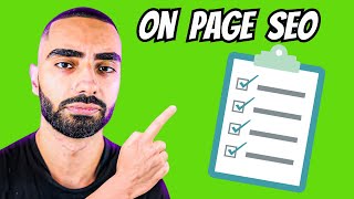 The Ultimate Guide to OnPage SEO in 2024 CHECKLIST [upl. by Chemesh]