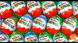 Kinder Joy – ASMRVideo mit Kinder Joy – Befriedigendes Video Kinder Surprise Eggs ASMR Opening [upl. by Balbur]