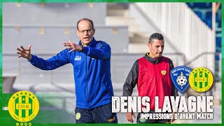 WAT  JSK Denis Lavagne nous livre ses impressions davant match [upl. by Nahtnoj]