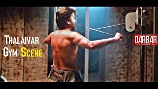 Darbar Scene  Gym Workout  Darbar Sneak Peek  Rajini Exercise  தர்பார்  Review amp Reaction [upl. by Fredrika300]