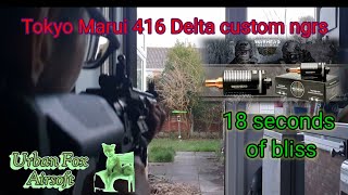 warhead industries brushless motor  MEDIUM SPEED MOTOR TM hk416 ngrs  its quick test fire [upl. by Hadrian]