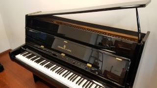 Steinway amp Sons Z114 demo Prima Piano [upl. by Maffa616]