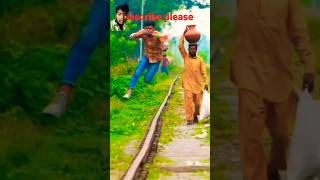 Train horn prank 🤣 funny hornprank comedy loudhornprank train prank railway shortsfeed [upl. by Koren]