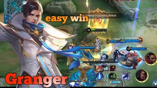 Granger new best gameplay 2024🥰 easy win Granger solo rank push [upl. by Aissert]