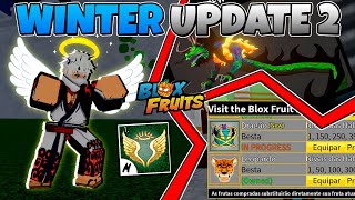 ❄️ WINTER UPDATE PARTE 2 do BLOX FRUITS 🐉 [upl. by Ahola35]