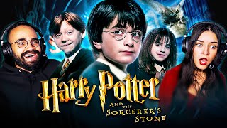 Our first time watching Harry Potter and the Sorcerers Stone 2001 blind movie reaction [upl. by Hound337]