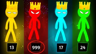 Best 999 Stickman Random Party  Stickman Party 1 2 3 4 Player 2024  D  YAN [upl. by Ycrem591]