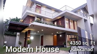 Modern house for sale near Kakkanad  4350 sqft  4 bedrooms  Rs330cr  15 kms to civil station [upl. by Eiramanig390]