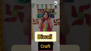 Diwali craft  diwali decoration idea  diwali DiY  diwali lamp with paper ytshorts craftsvilla [upl. by Meid]