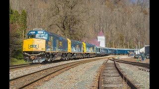 76th CSX Santa Train 11172018 [upl. by Landers410]