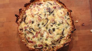 Best Hash Brown Quiche  SAM THE COOKING GUY recipe [upl. by Glovsky]