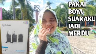 Unboxing dan cara menggunakan Boya WM4 PRO K2 microphone [upl. by Avis]