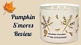 Bath amp Body WorksPumpkin SmoresReview [upl. by Engud]