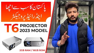 🔥 Android T6 Projector  2gb 16gb 🔥 30000 Hours Lamp Life  Update 10🔥 Latest Model Best [upl. by Ajet317]