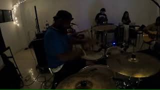 He’s moving cover  Life Church Fiji drum cam [upl. by Nielson551]