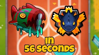 Elite Bloonarius in 56 Seconds  Four Circles  BTD6 [upl. by Kreager]