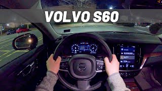 2022 Volvo S60  POV Night Drive [upl. by Lulita]