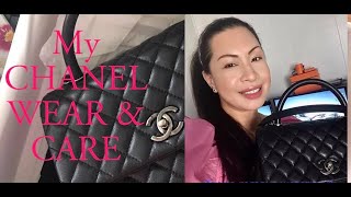 Chanel Coco Handle Wear and Tear 6 years and how I clean it [upl. by Ecnesse]