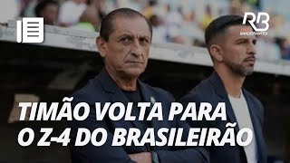 Empate entre Vitória e Cruzeiro empurra Corinthians para a zona de rebaixamento [upl. by Sabec306]