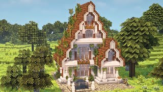 minecraft je 1122 build  🏵️ part 1 autumn soft cottage  miniaturia amp cocricot mod [upl. by Mozza266]