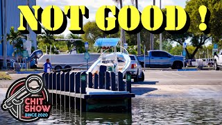 Boat Goes Vertical While Launching at the Boat Ramp Chit Show [upl. by Ede]