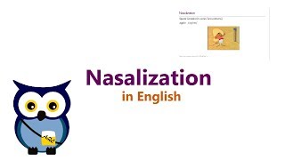 Nasalization in English Nasal or Nasalized [upl. by Hauge]